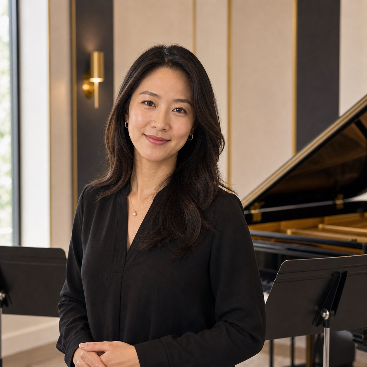 Portrait of voice instructor Elena Zhou