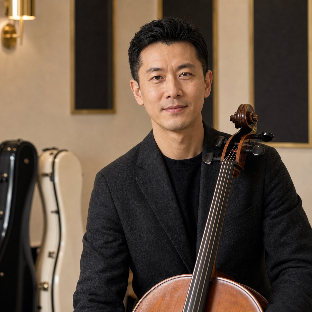 Portrait of strings instructor Marcus Li